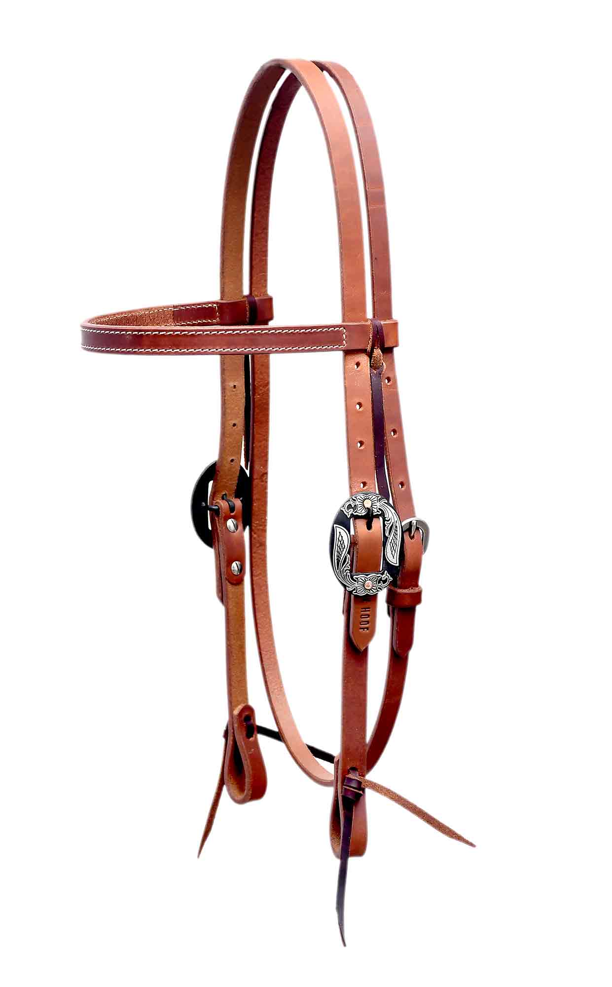 Handcrafted Designer Hardware Working Tack Headstall