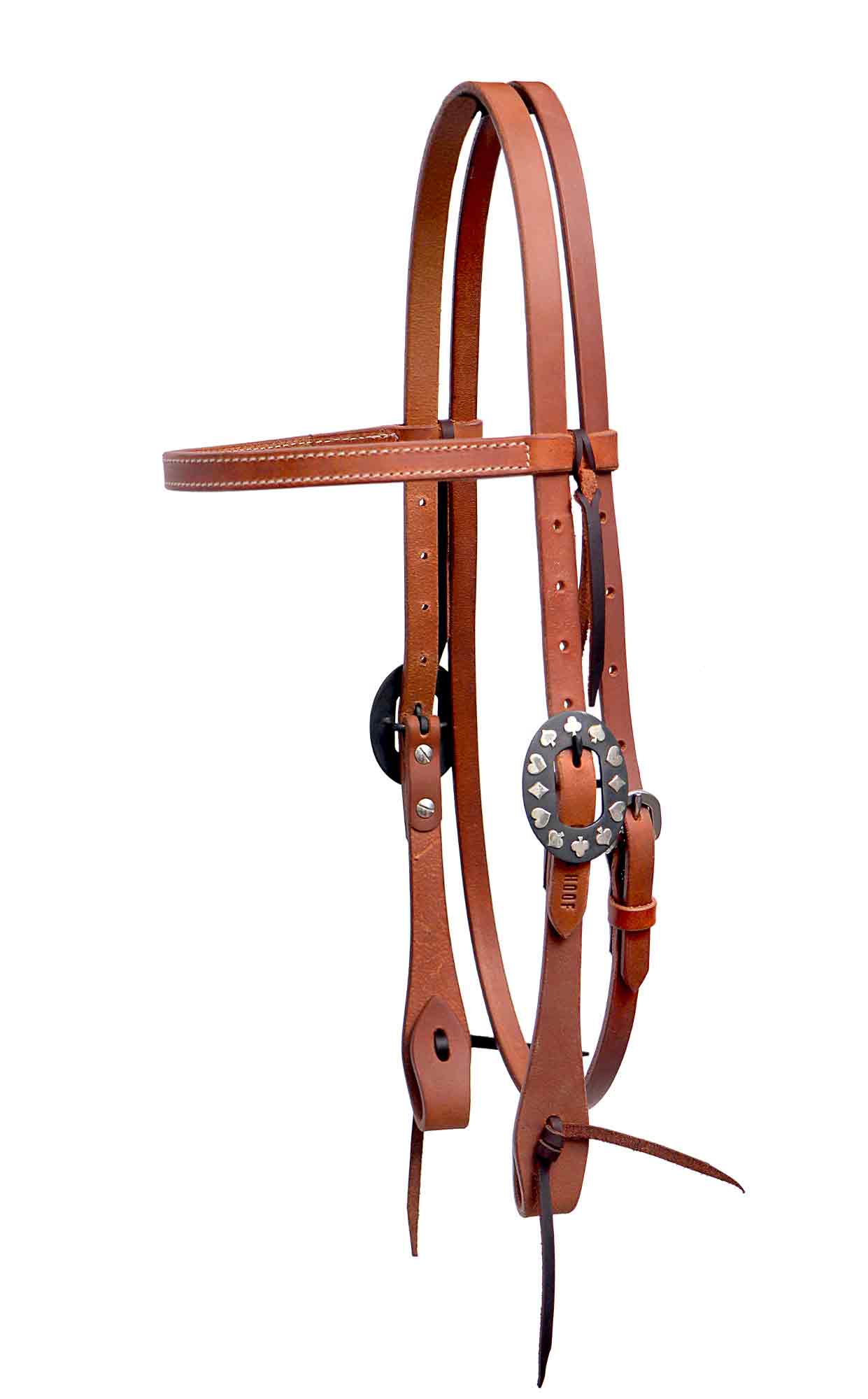 Handcrafted Designer Hardware Working Tack Headstall